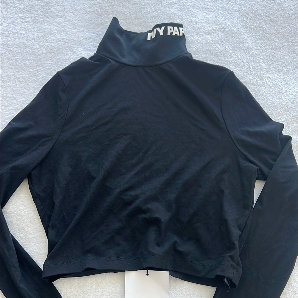 Ivy Park Black Turtleneck Women's Top